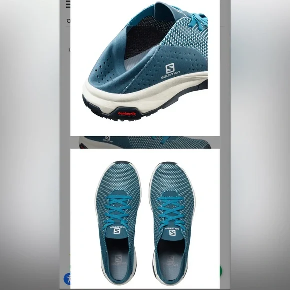 Salomon | Womens Tech Lite Walking Shoes Blue Size 6 - Picture 2 of 8